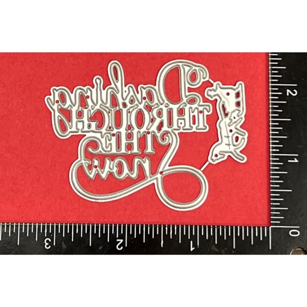 Dashing Through The Snow Steel Die Cut Scrapbooking Craft Tool CHRISTMAS CAROL